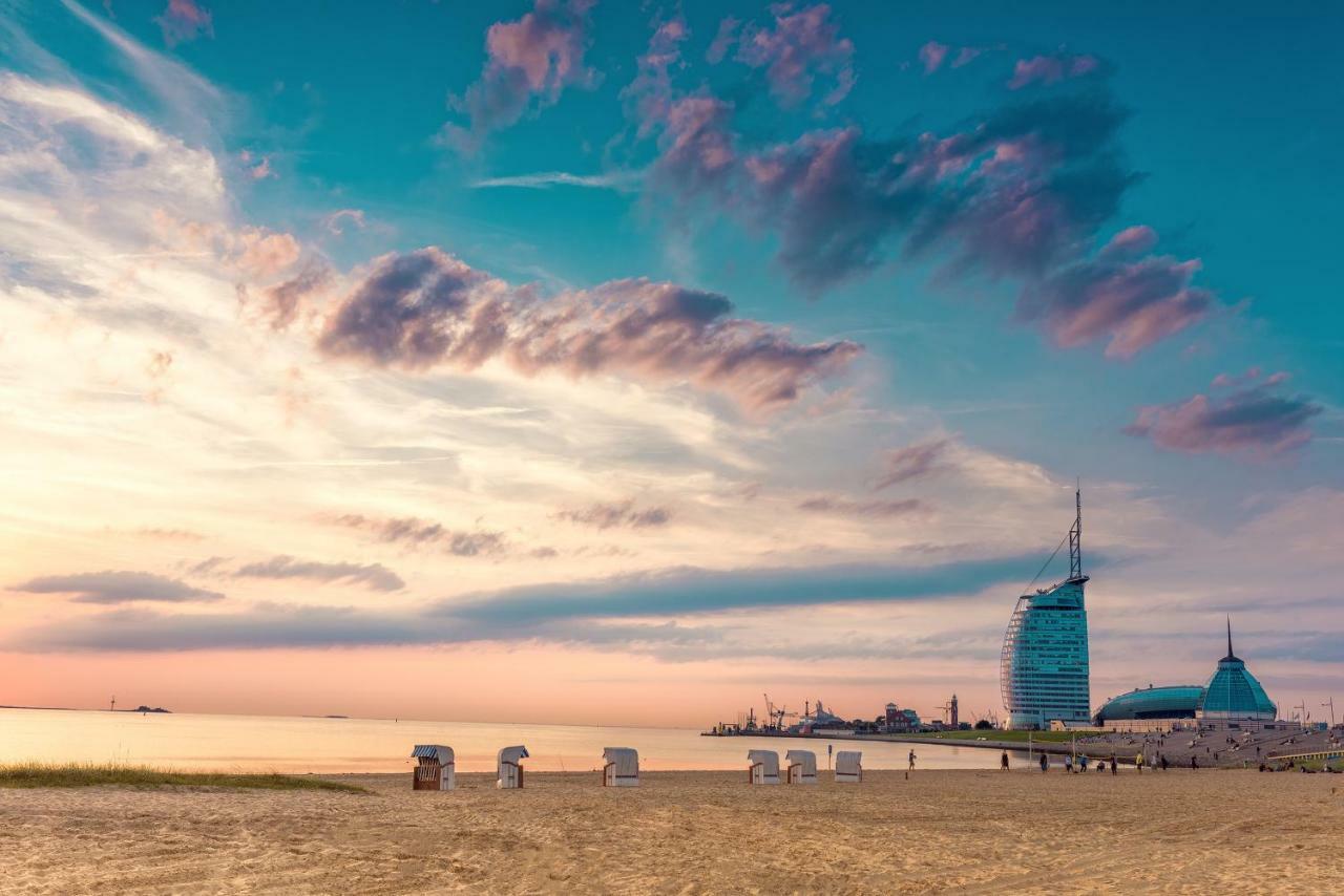 Ferienwohnungen An Der Weser Bremerhaven Buitenkant foto